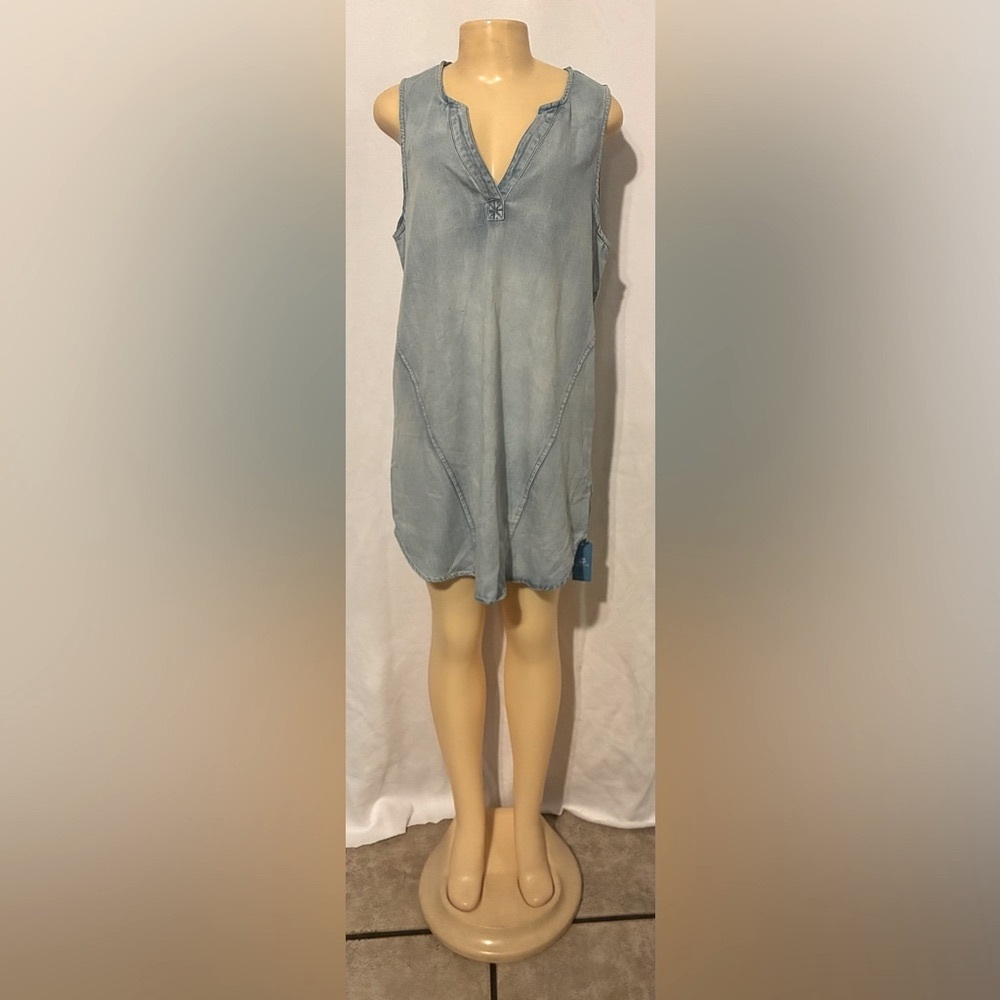 Cupshe Light Blue Denim Women’s Dress